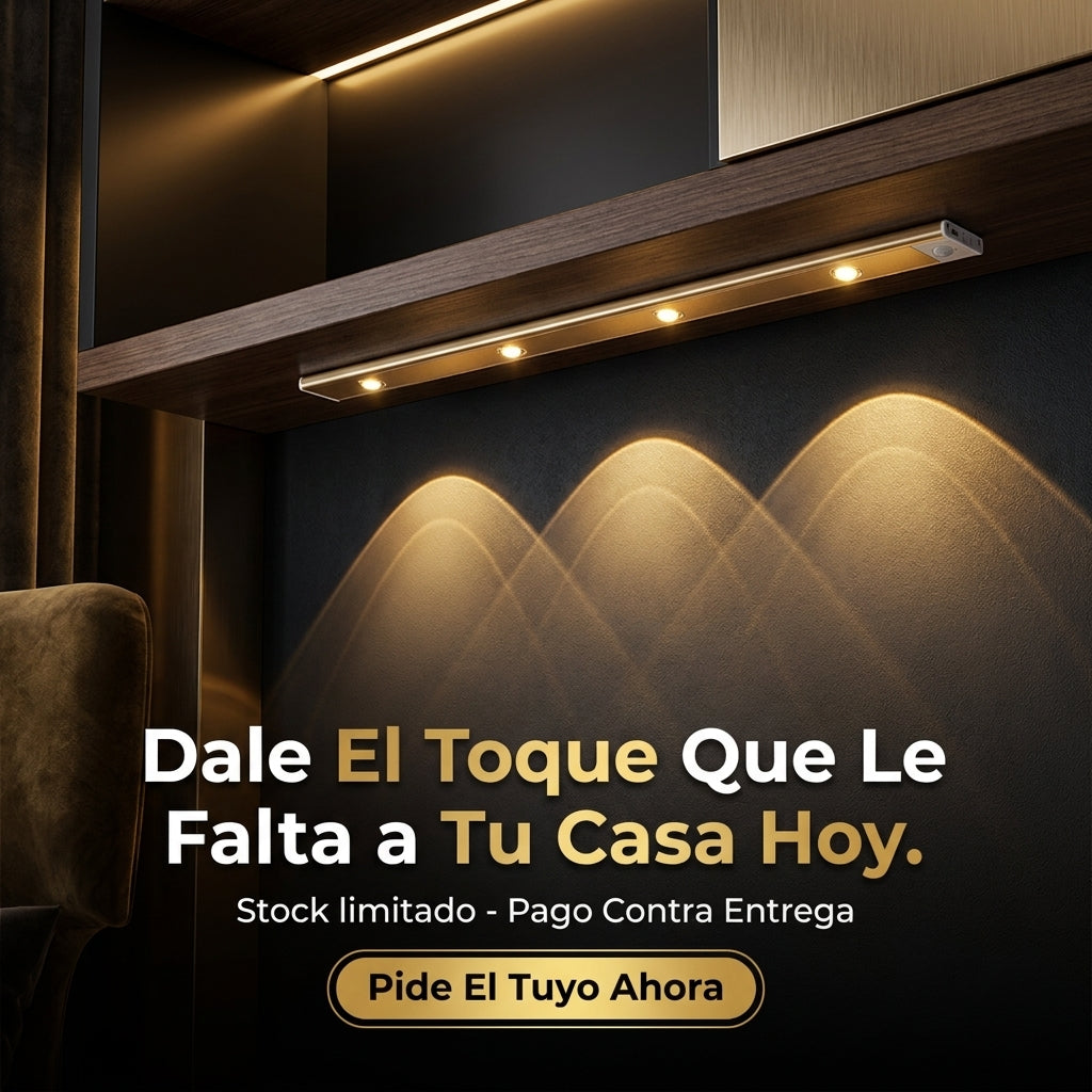 Lázaros Smart Glow | Barra Led Moderna Con Sensor