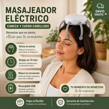 Edicion Ltda | Senvi™  Masajeador de Cabeza Portátil