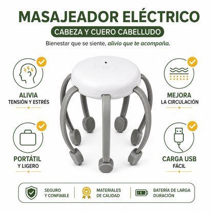 Edicion Ltda | Senvi™  Masajeador de Cabeza Portátil