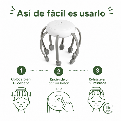 Edicion Ltda | Senvi™  Masajeador de Cabeza Portátil