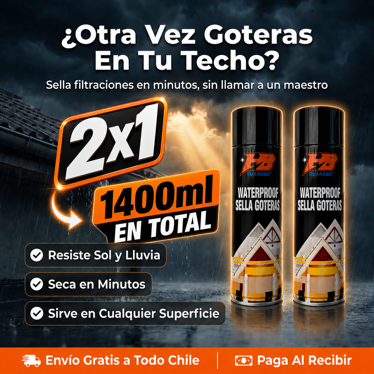 2x1 G-Spray Adiós Filtraciones 1400ml