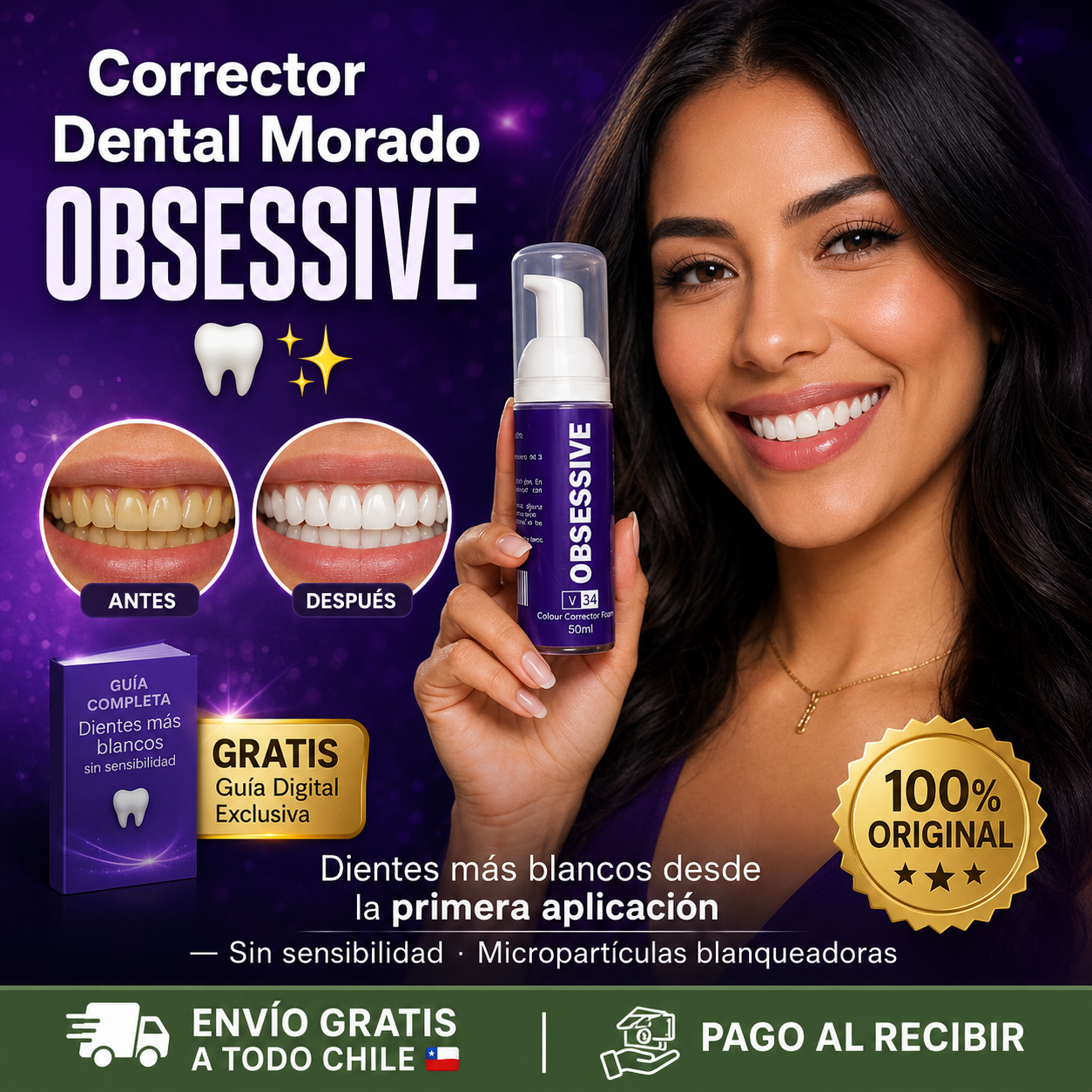 Ultimas Unidades | Obesessive Pasta Dental Blanqueadora