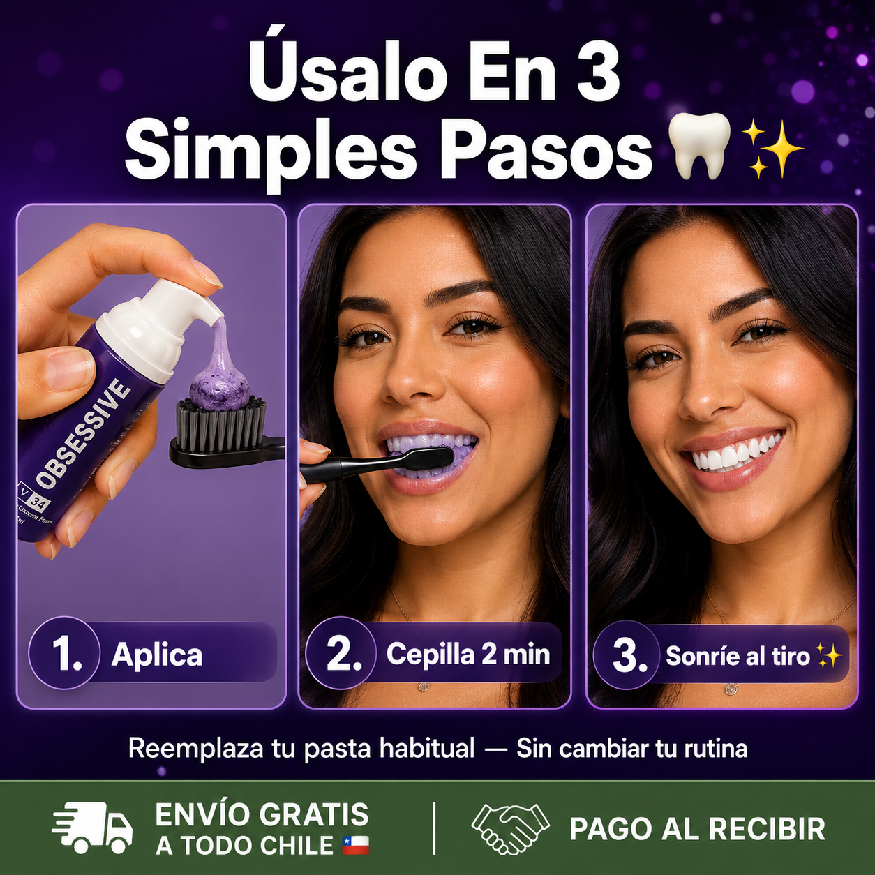 Ultimas Unidades | Obesessive Pasta Dental Blanqueadora