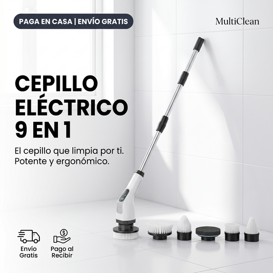 MultiClean Pro Cepillo Electrico 9 en 1