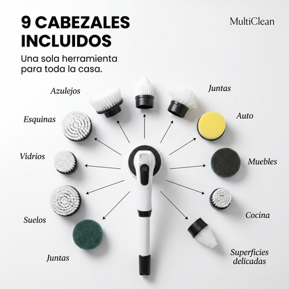 MultiClean Pro Cepillo Electrico 9 en 1