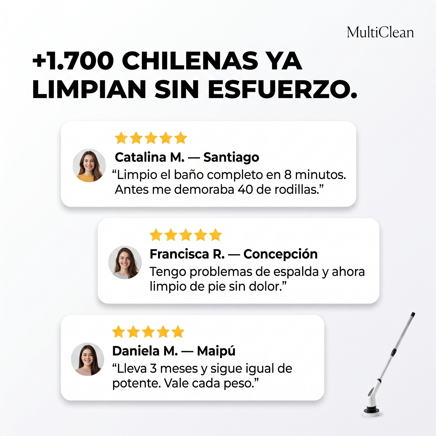 MultiClean Pro Cepillo Electrico 9 en 1