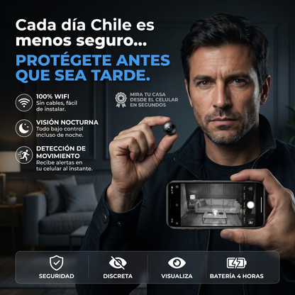 Opticus Mini Cam™ — Porque en Chile ya no basta con cerrar la puerta con llave