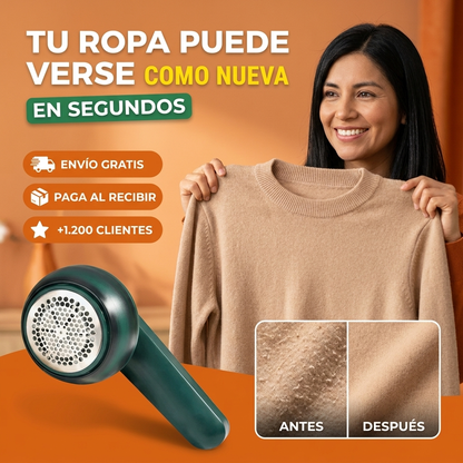 PelusClean™ PRO Quita Pelusas Eléctrico Recargable