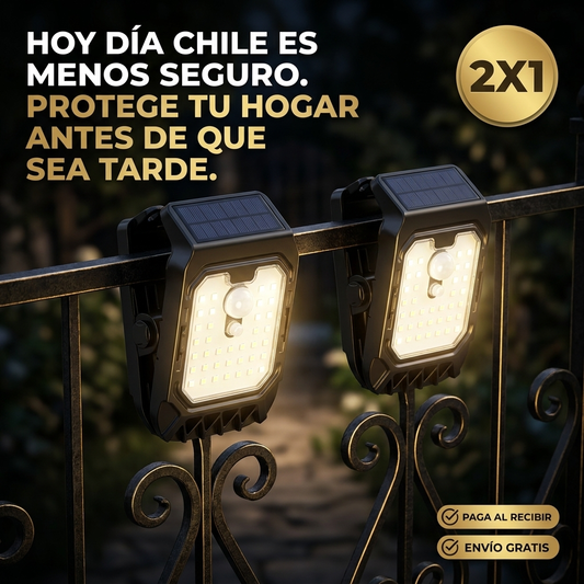 2X1 | LigthClip Lampara Solar Inteligente Con Clip
